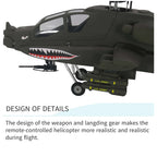 FL500 AH-64 500-Class 2.4G 6チャンネルスケール RCヘリコプターモデル（FLISHRC L7飛行コントローラー・4方式測位GPS対応｜RTF版）