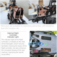 FL500 Air-wolf Pro 500-Class 2.4G 6チャンネルスケール RCヘリコプターモデル（FLISHRC L7飛行コントローラー・4方式測位GPS対応｜RTFバージョン）