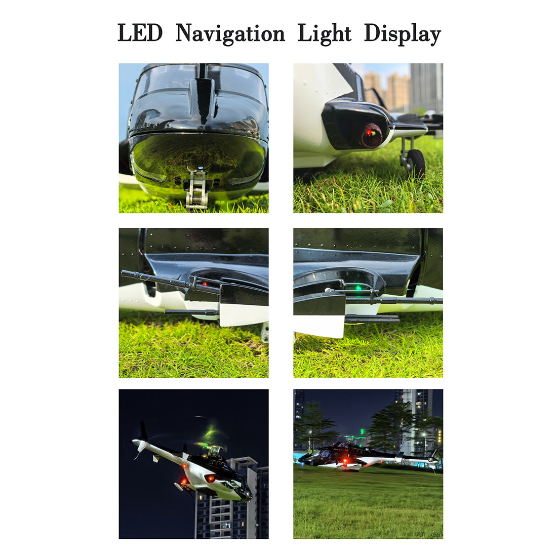 FL500 Air-wolf Pro 500-Class 2.4G 6チャンネルスケール RCヘリコプターモデル（FLISHRC L7飛行コントローラー・4方式測位GPS対応｜RTFバージョン）