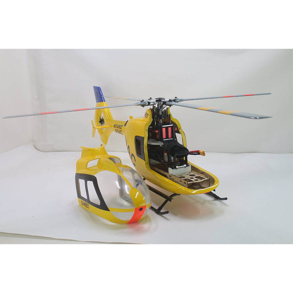 FL500 EC135 500-Class 2.4G 6チャンネルスケール RCヘリコプターモデル（FLISHRC L7飛行コントローラー・4方式測位GPS対応｜RTFバージョン）