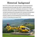 FL500 EC135 500-Class 2.4G 6チャンネルスケール RCヘリコプターモデル（FLISHRC L7飛行コントローラー・4方式測位GPS対応｜RTFバージョン）