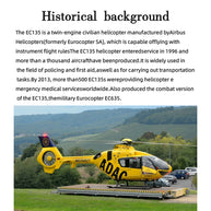 FL500 EC135 500-Class 2.4G 6チャンネルスケール RCヘリコプターモデル（FLISHRC L7飛行コントローラー・4方式測位GPS対応｜RTFバージョン）