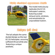FL500 EC135 500-Class 2.4G 6チャンネルスケール RCヘリコプターモデル（FLISHRC L7飛行コントローラー・4方式測位GPS対応｜RTFバージョン）