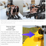 FL500 EC135 500-Class 2.4G 6チャンネルスケール RCヘリコプターモデル（FLISHRC L7飛行コントローラー・4方式測位GPS対応｜RTFバージョン）