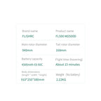 FLISHRC FL500 MD500 500クラス RCヘリコプター 2.4G 6CH FLISHRC L7飛行制御 GPS4方式測位 RTF版