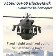 FL500 UH-60 500-Class 2.4G 6チャンネルスケール RCヘリコプターモデル（FLISHRC L7飛行コントローラー・4方式測位GPS・リアルコックピット対応｜RTFバージョン）