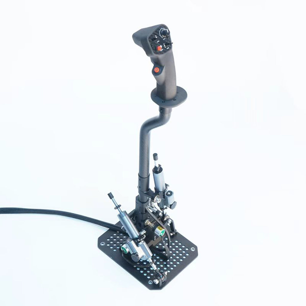 WOLFBUSH FF10 飛行シミュレーターコントローラー 10リンク 2.4G RCトランスミッター ELRS 2.4G CNC金属製