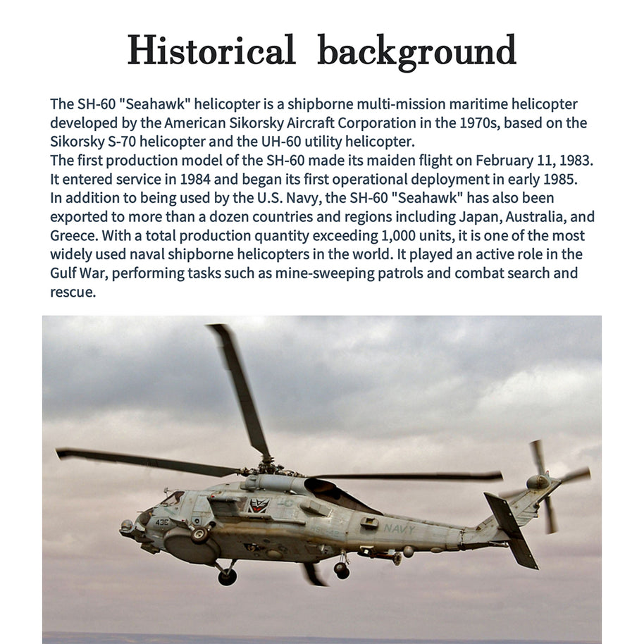 FLISHRC FL500 SH-60ヘリ｜500クラス GPS4モード測位 L7フライトコントローラー グラスファイバー機体 RTF