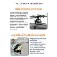 FLISHRC FL500 SH-60ヘリ｜500クラス GPS4モード測位 L7フライトコントローラー グラスファイバー機体 RTF