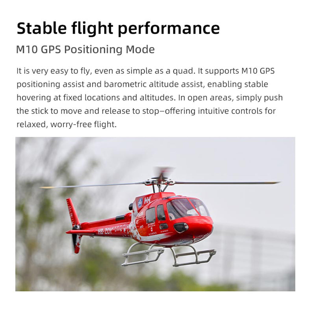 FLYWING AS-350 470級RCヘリ｜ACEフラコン マルチ衛星GPS測位 自動帰還 ワンタッチローター 2.4G長距離操作 3モード飛行