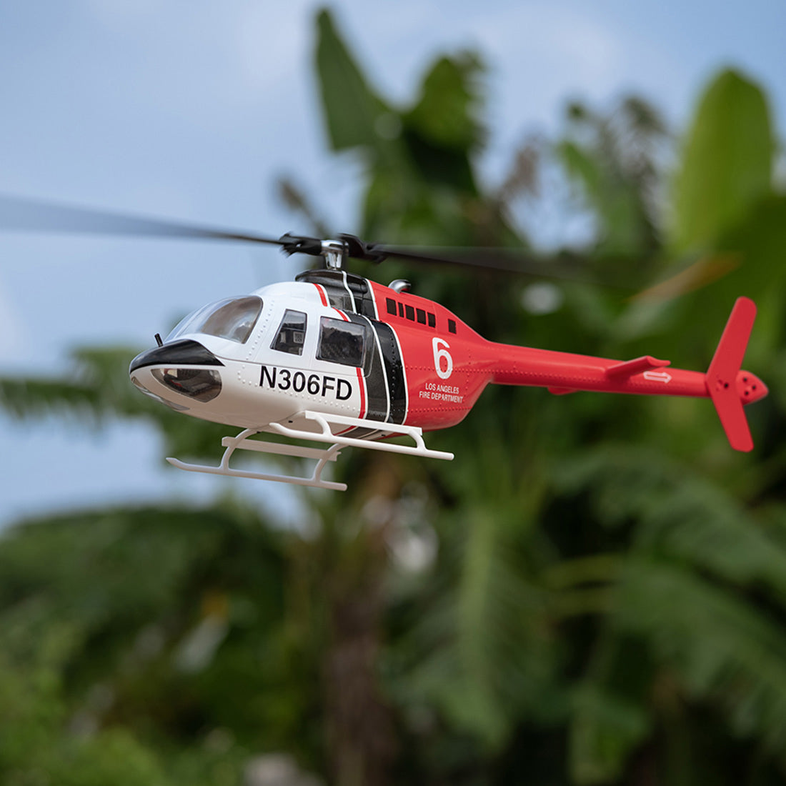 FLYWING Bell-206-V3 470クラス 6CHスケールヘリ 本体キット | 送信機別売り 技適不要