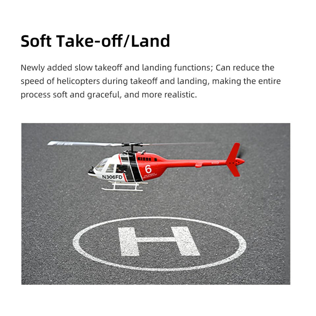FLYWING Bell-206-V3 470クラス 6CHスケールヘリ 本体キット | 送信機別売り 技適不要