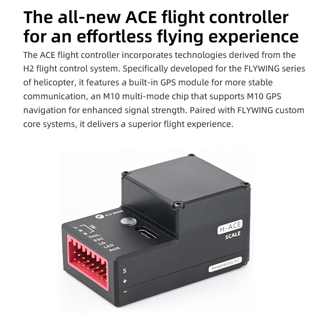 FLYWING Bell-206-V3 470クラス 6CHスケールヘリ 本体キット | 送信機別売り 技適不要