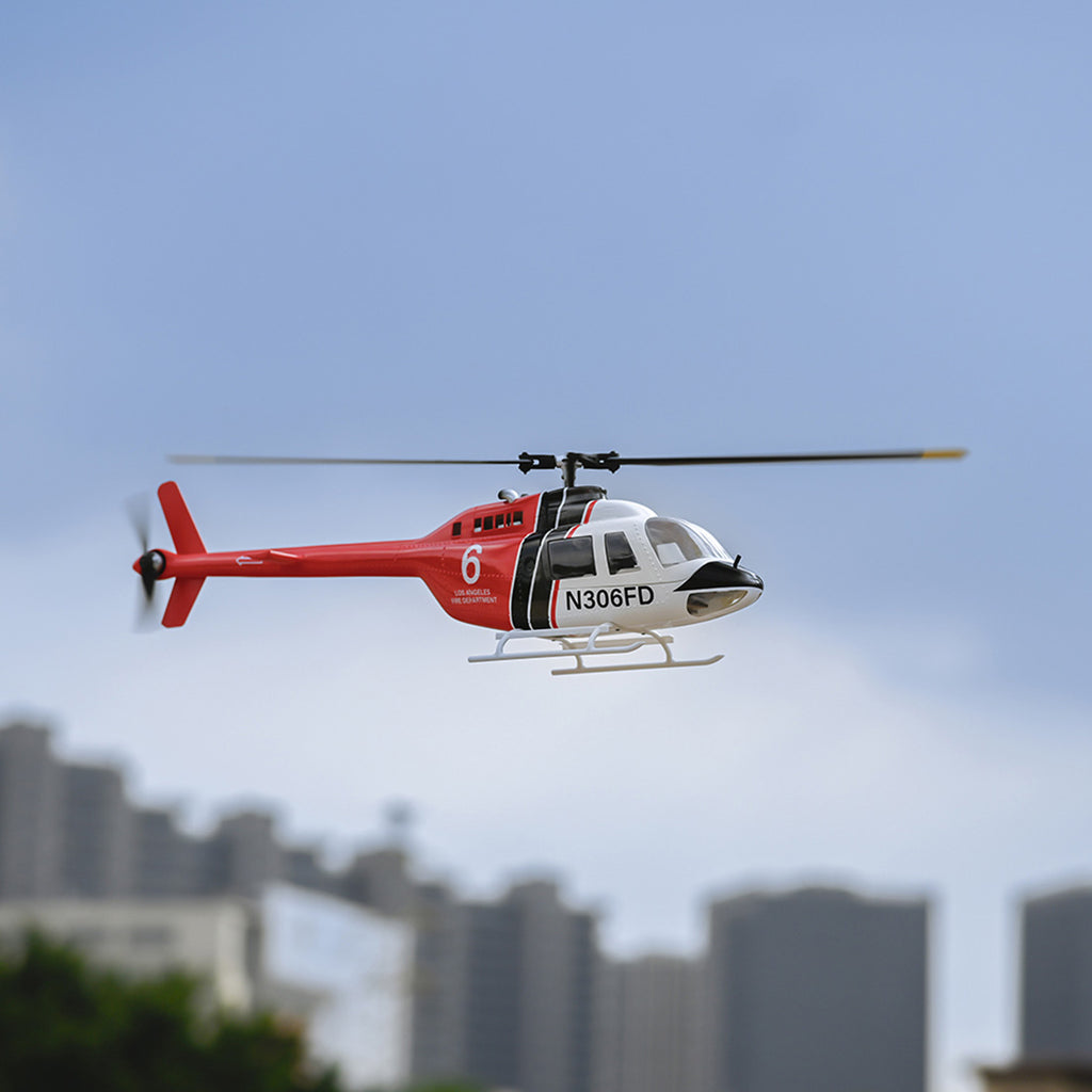 FLYWING Bell-206-V3 470クラス 6CHスケールヘリ 本体キット | 送信機別売り 技適不要