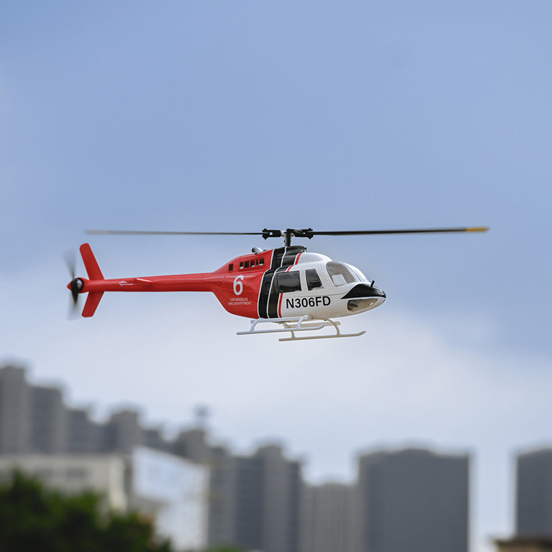 FLYWING Bell-206-V3 470クラス 6CHスケールヘリ 本体キット | 送信機別売り 技適不要