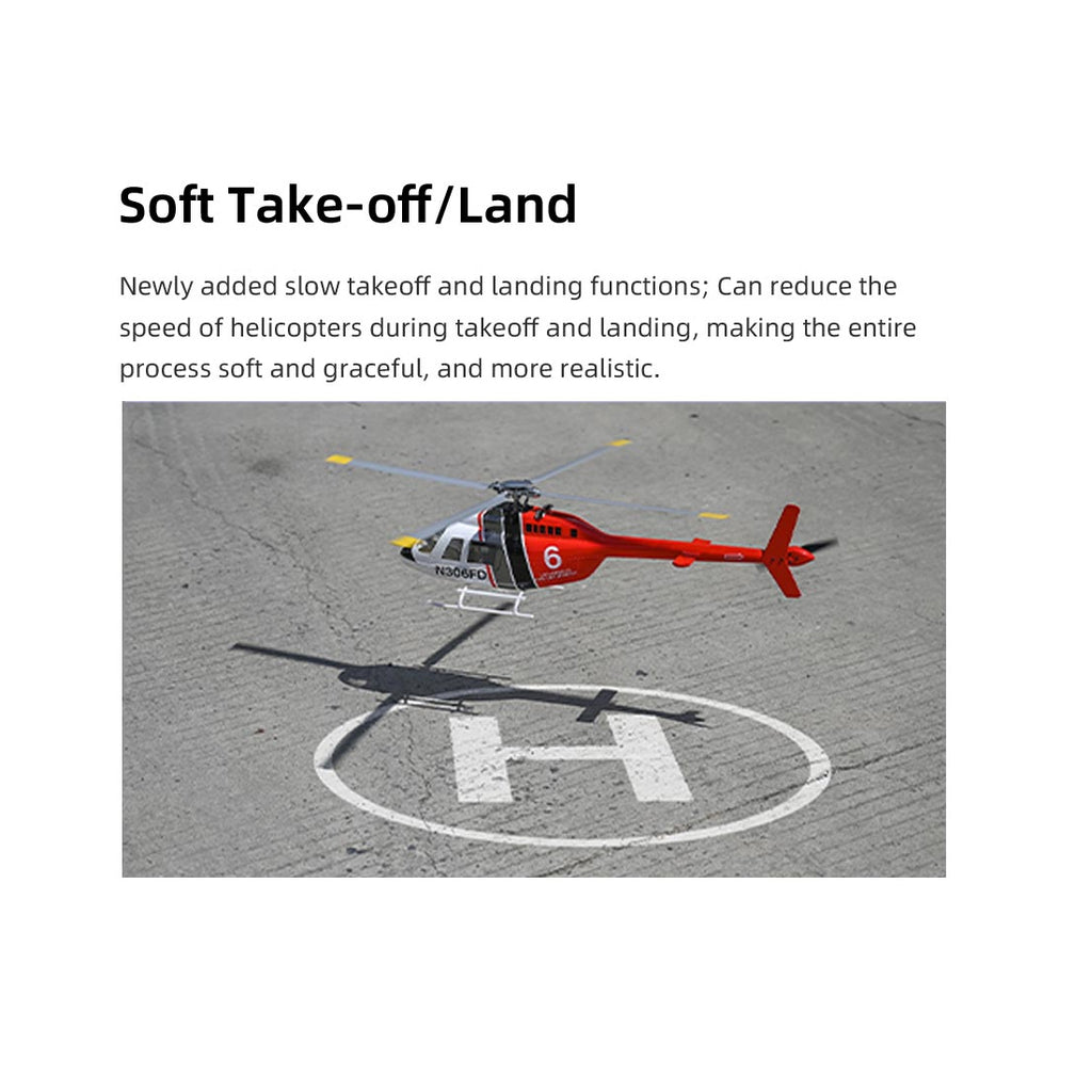 FLYWING Bell-206-V4 470クラス 6CHスケールヘリ 本体キット | 送信機別売り 技適不要