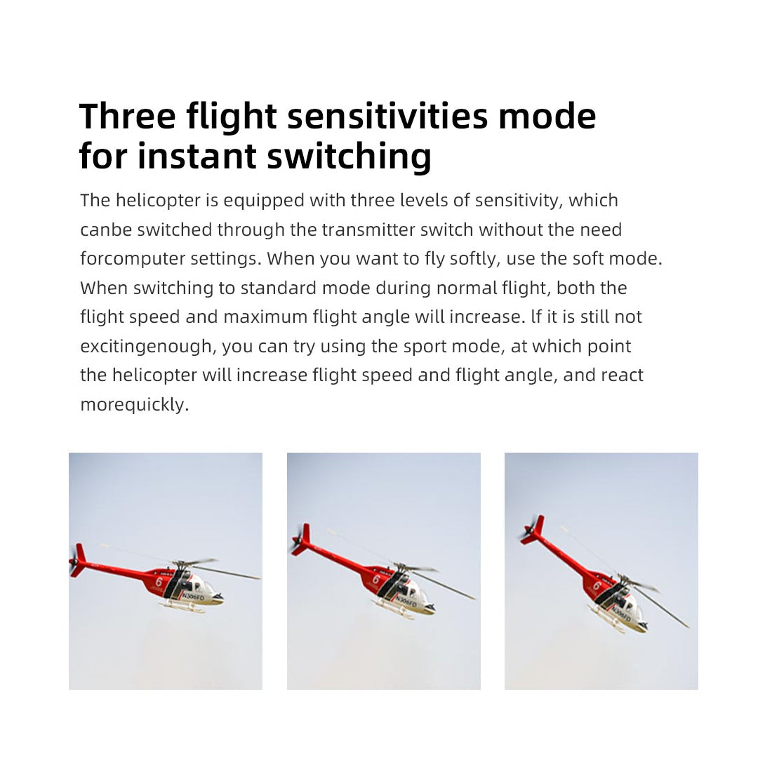 FLYWING Bell-206-V4 470クラス 6CHスケールヘリ 本体キット | 送信機別売り 技適不要