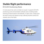 FLYWING BELL-407 470級 RCヘリコプター RTFバージョン GPS ACEフライトコントローラー 2.4G 左右ハンドル調整可能