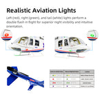 FLYWING BELL-407 470級 RCヘリコプター RTFバージョン GPS ACEフライトコントローラー 2.4G 左右ハンドル調整可能