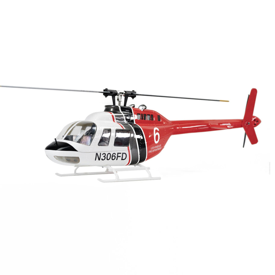 FLYWING Bell-206-V3 470クラス RCヘリコプター 2.4G 6CH GPS搭載 Model1/2切替 RTF完成品