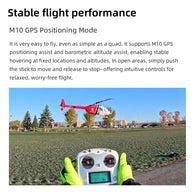 FLYWING Bell-206-V3 470クラス RCヘリコプター 2.4G 6CH GPS搭載 Model1/2切替 RTF完成品