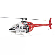 FLYWING Bell-206-V3 470クラス RCヘリコプター 2.4G 6CH GPS搭載 Model1/2切替 RTF完成品