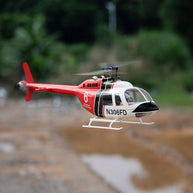 FLYWING Bell-206-V3 470クラス RCヘリコプター 2.4G 6CH GPS搭載 Model1/2切替 RTF完成品