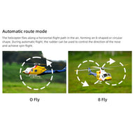 FLYWING BELL-412 470クラス RC軍用ヘリコプター 2.4G 6CH GPS搭載 クイックデタッチプロペラ RTF版 Model1/Model2切替