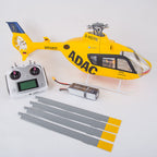 FLYWING EC135 470クラス RCシミュレーションヘリコプター 2.4G 6CH GPS搭載 4個クイックデタッチプロペラ RTF版 Model1/Model2切替