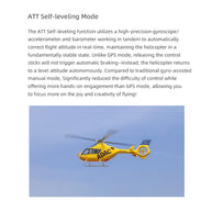 FLYWING EC135 470クラス RCシミュレーションヘリコプター 2.4G 6CH GPS搭載 4個クイックデタッチプロペラ RTF版 Model1/Model2切替