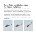FLYWING UH1-V4 Huey 470クラス RC軍用ヘリコプター 2.4G 6CH Model1/Model2切替 RTF版