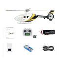 FLYWING EC135 470 クラス 6CH RC スケールヘリコプター RTF ブラックゴールド｜Mode1/Mode2 切替 GPS 搭載