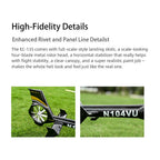FLYWING EC135 470 クラス 6CH RC スケールヘリコプター RTF ブラックゴールド｜Mode1/Mode2 切替 GPS 搭載