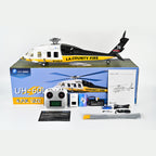 FLYWING UH‑60L 470 クラス 6CH スケール RC 軍用ヘリ RTF ブラックゴールド｜Mode1/Mode2 切替 GPS 搭載