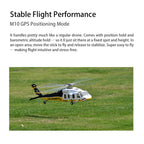 FLYWING UH‑60L 470 クラス 6CH スケール RC 軍用ヘリ RTF ブラックゴールド｜Mode1/Mode2 切替 GPS 搭載