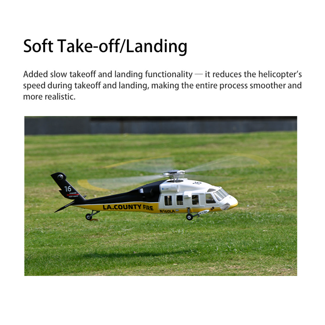 FLYWING UH‑60L 470 クラス 6CH スケール RC 軍用ヘリ RTF ブラックゴールド｜Mode1/Mode2 切替 GPS 搭載