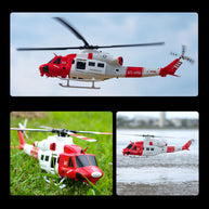 GOOSKY E2 1/35スケール UH-1Y RCヘリコプター RTF版 2.4G A8充電式リモコン GPS安定ホバリング