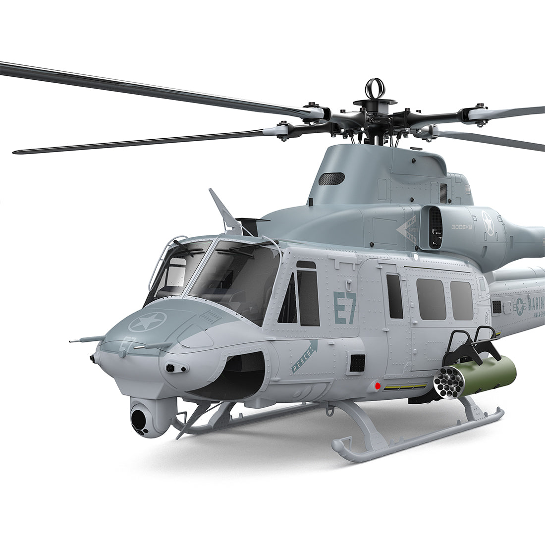 GOOSKY E7 UH-1Y 1/9スケール 700クラス RCヘリコプター （技術適合
