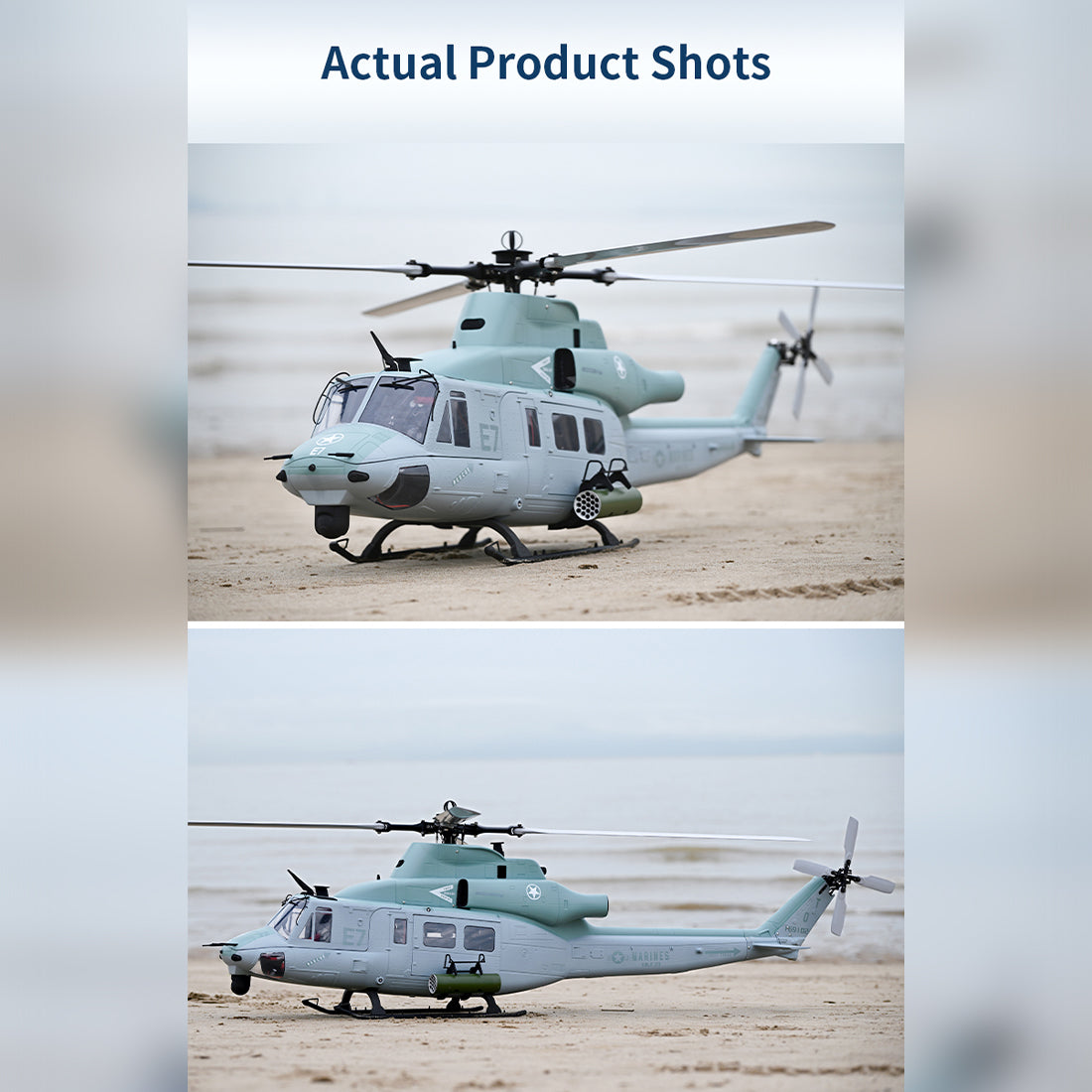 GOOSKY E7 UH-1Y 1/9スケール 700クラス RCヘリコプター （技術適合