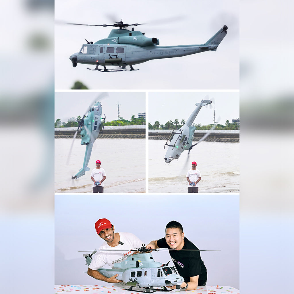 GOOSKY E7 UH-1Y 1/9スケール 700クラス RCヘリコプター （技術適合認証）