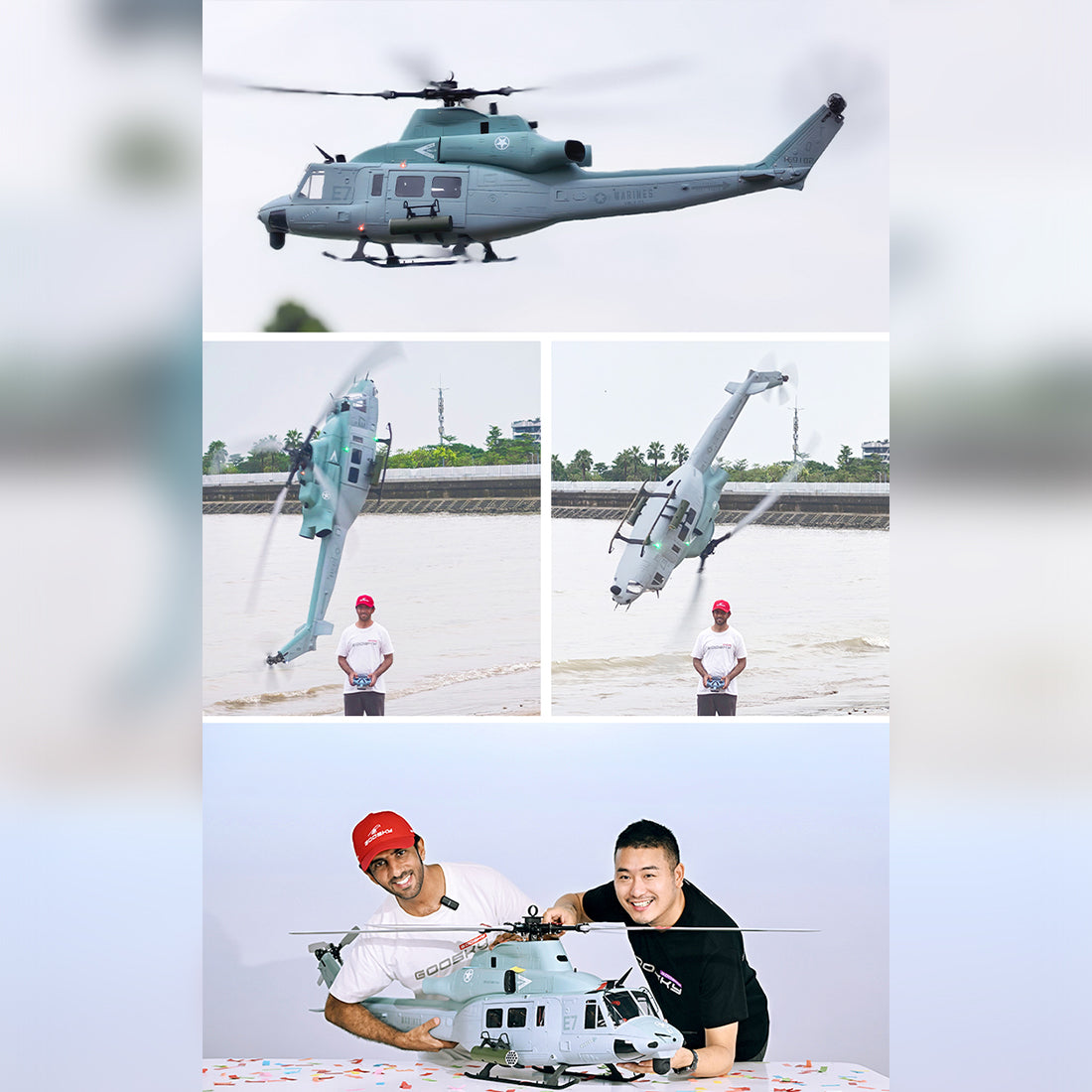 GOOSKY E7 UH-1Y 1/9スケール 700クラス RCヘリコプター （技術適合認証）