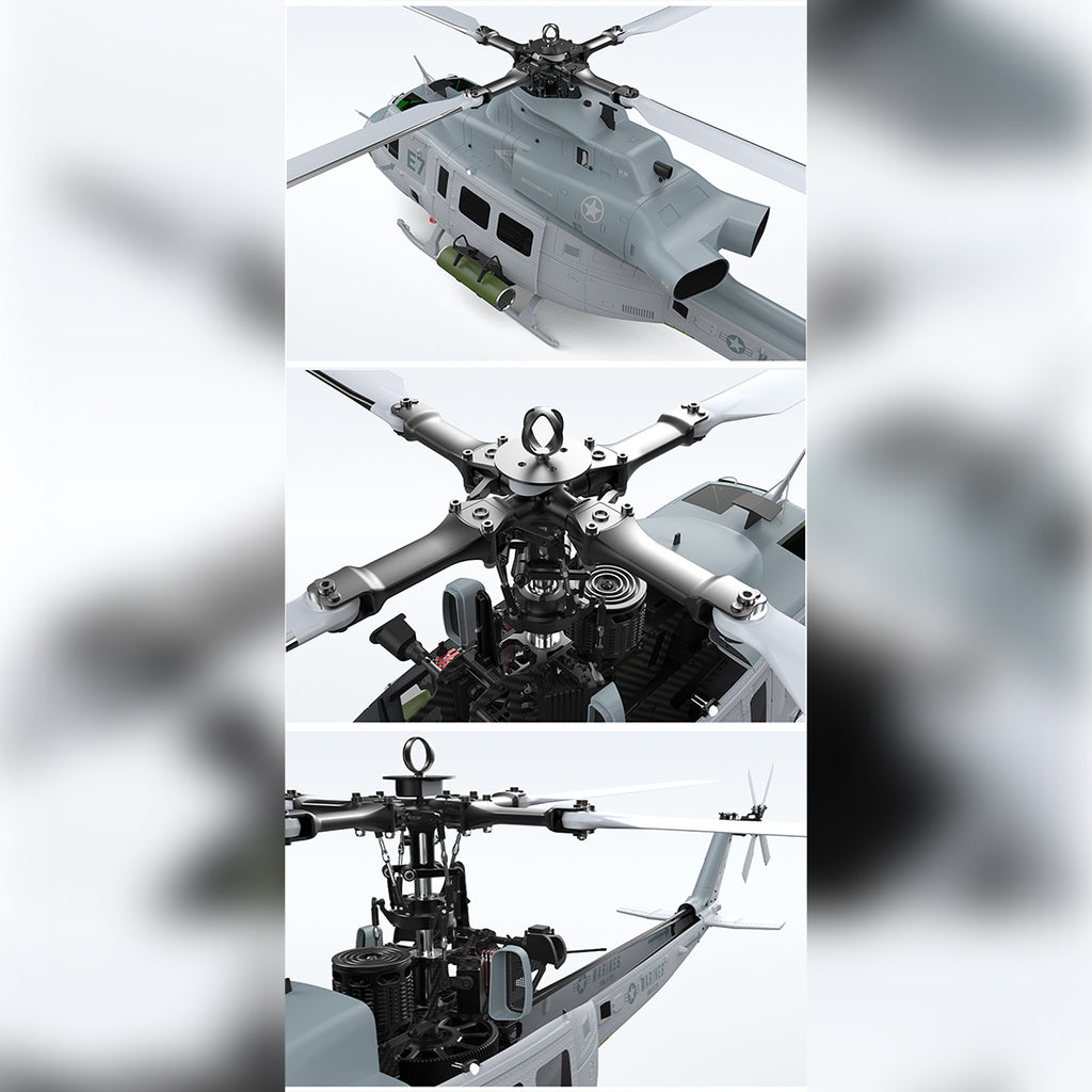 GOOSKY E7 UH-1Y 1/9スケール 700クラス RCヘリコプター （技術適合認証）