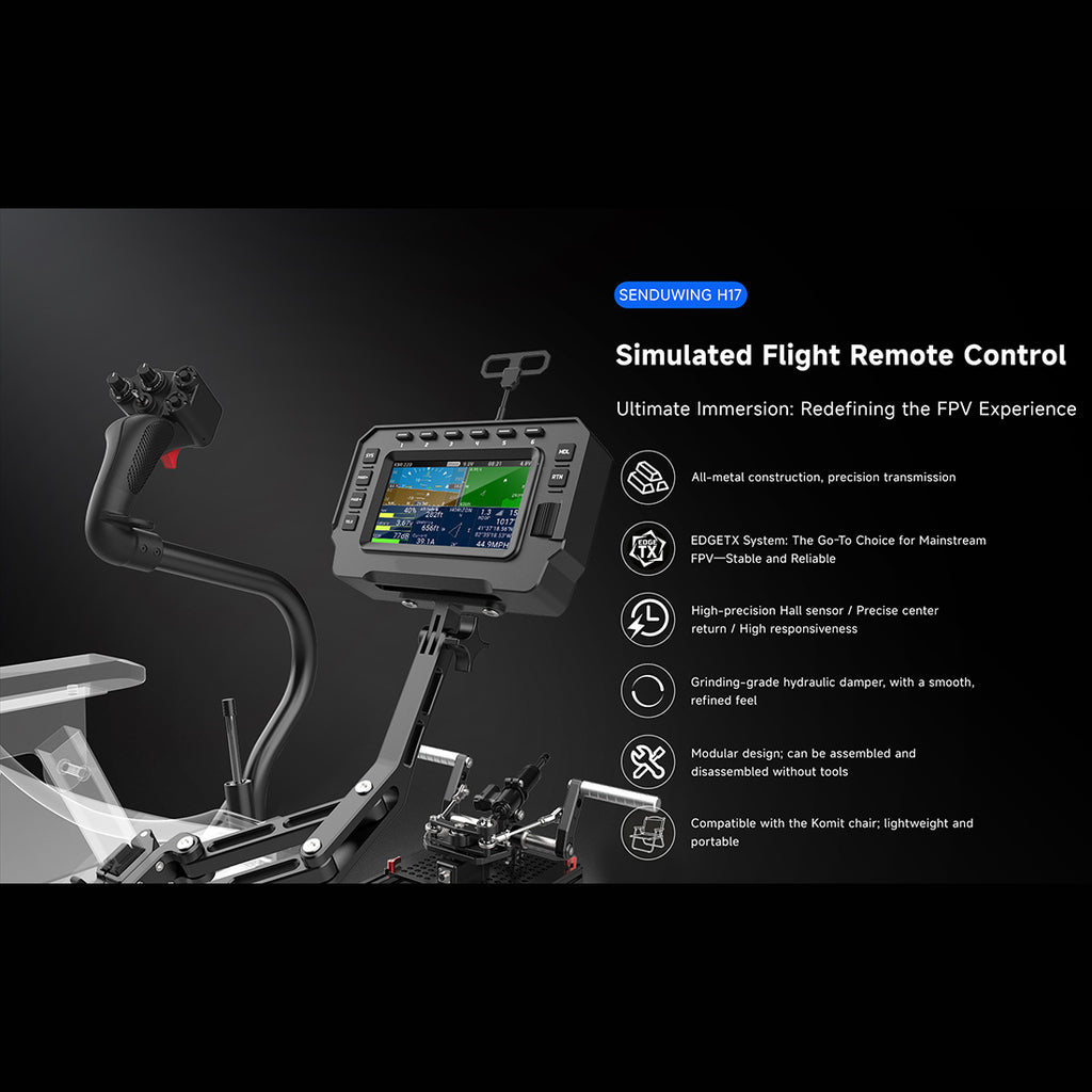 H17 17チャンネル ヘリコプターフライトシミュレーター制御システム、
