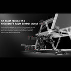 H17 17チャンネル ヘリコプターフライトシミュレーター制御システム、