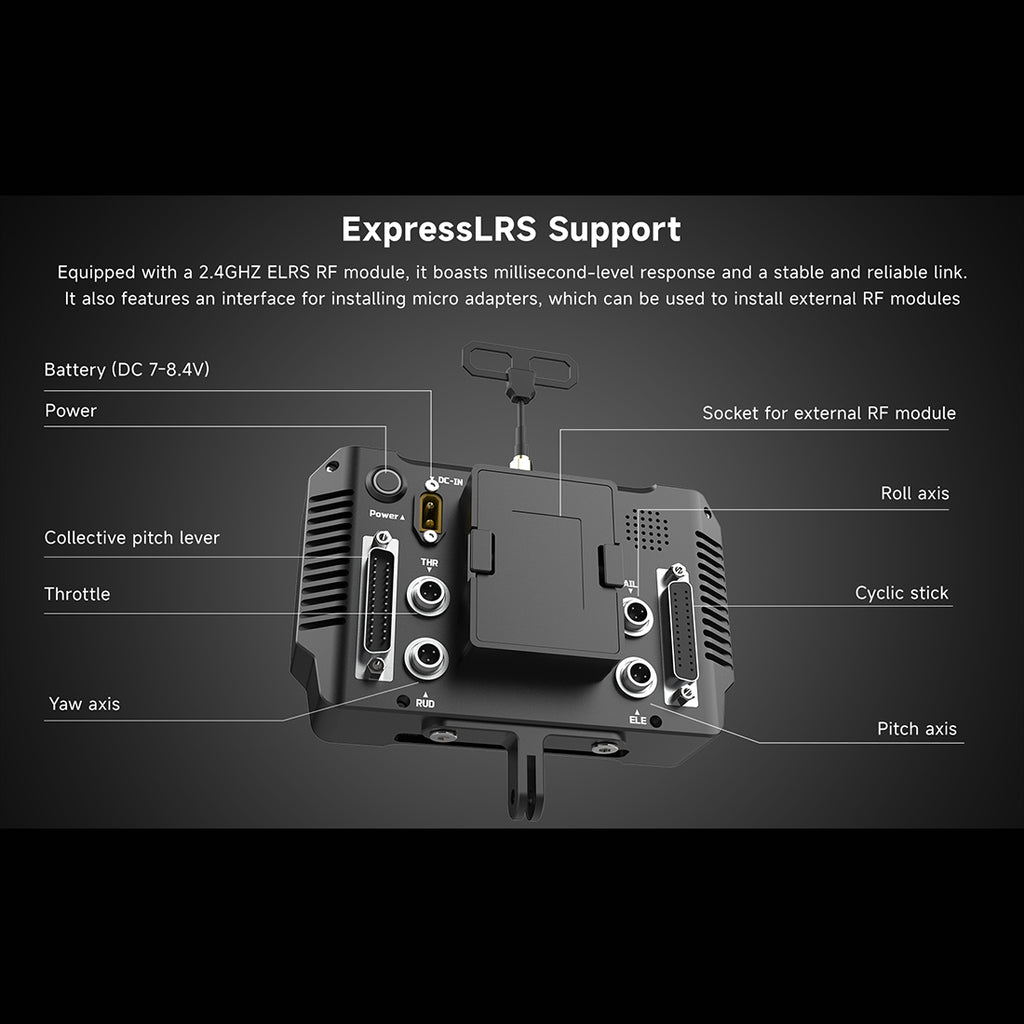 H17 17チャンネル ヘリコプターフライトシミュレーター制御システム、