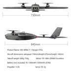 HEEWING Ranger T1 VTOL 2.4G EPP RC 航空機（FPV カメラ + 映像伝送モジュール付き RTF 版）