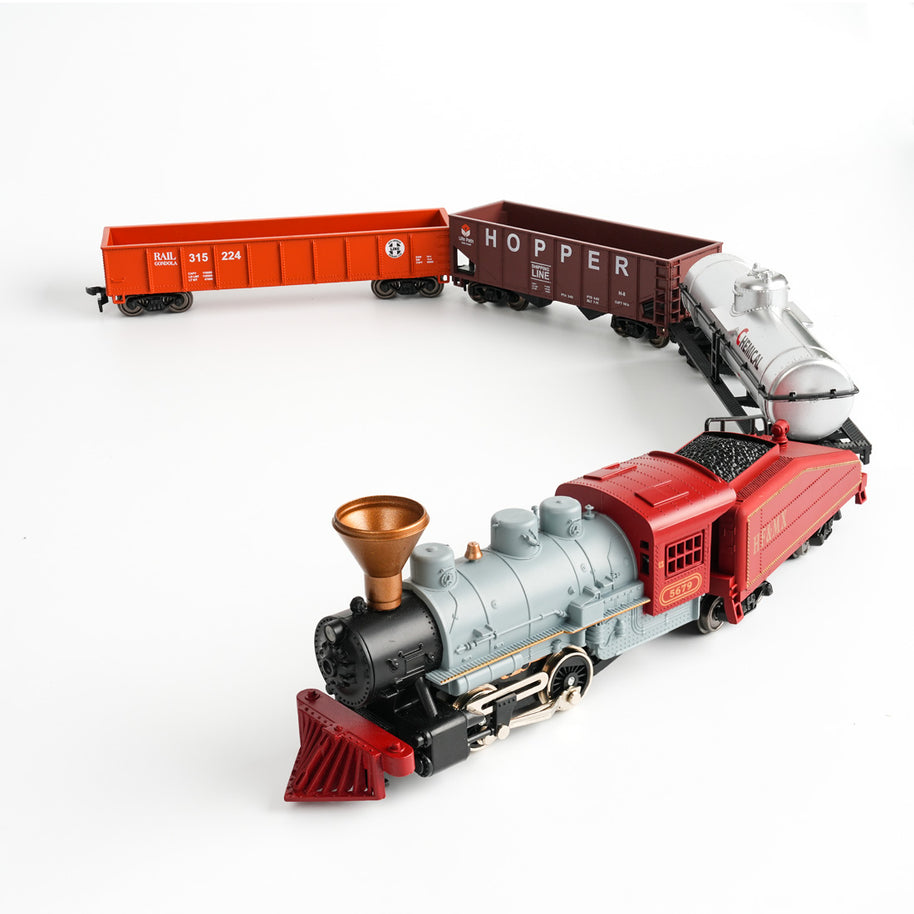 1/87 HOスケール 0-4-0オールド蒸気機関車模型｜米国レトロ鉄道デザイン メタルレール一式 電動無段階速度調整 DIY情景組立 鉄道コレクション|RTRHOBBYJP