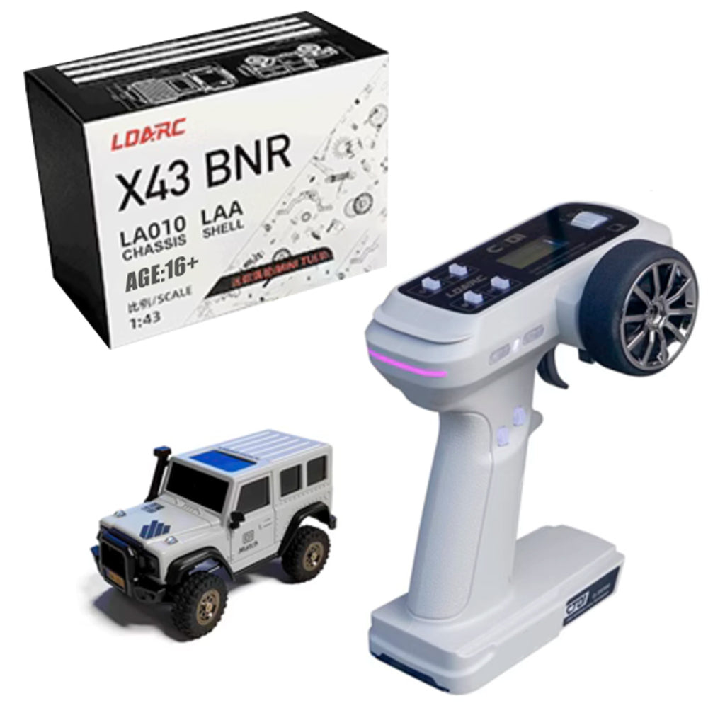 LDARC X43 1/43 RCミニクライミングビークル 2.4Gフルレシオ リアドライブ RTRバージョン