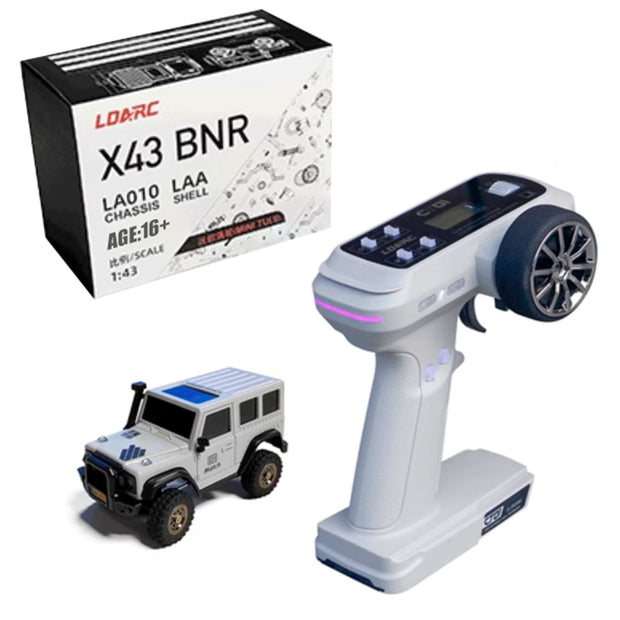 LDARC X43 1/43 RCミニクライミングビークル 2.4Gフルレシオ リアドライブ RTRバージョン