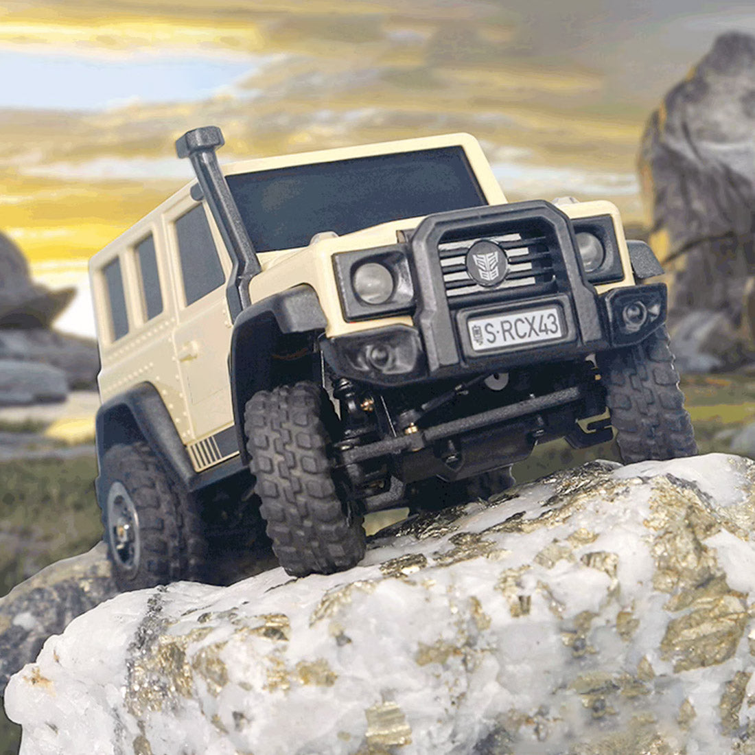 LDARC X43 1/43 RCミニクライミングビークル 2.4Gフルレシオ リアドライブ RTRバージョン